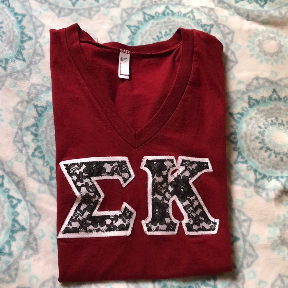 Sigma Kappa letter shirt